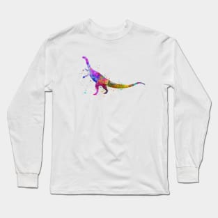 Plateosaurus in watercolor Long Sleeve T-Shirt